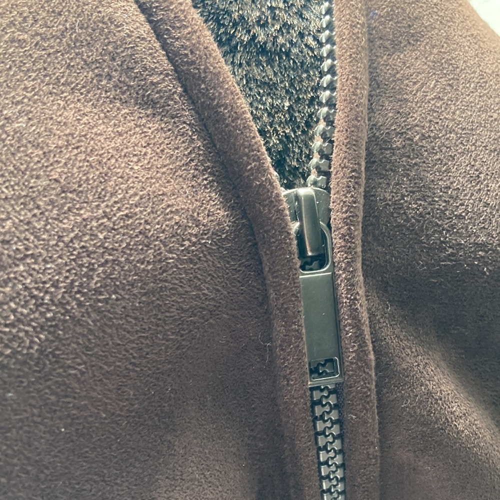 JOHNSTON N MURPHY COAT MEN SIZE XL BROWN LONG SLEEVE - Picture 8 of 10